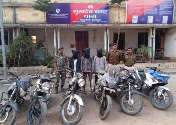 रांची पुलिस का खुलासा, चोरी की बाइक के साथ 3 गिरफ्तार