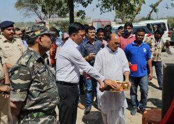 रांची एसएसपी ने मुरी ओपी के नये भवन का किया उद्घाटन