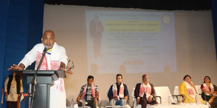 बाबा साहेब आंबेडकर ने समाज में समानता लाने के लिए महिलाओं में शिक्षा को प्रमुख शस्त्र माना- प्रो. संजय पासवान