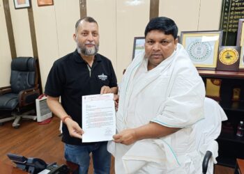 उद्घोष फाउंडेशन के अध्यक्ष कमलेश सिंह ने मंत्री बादल पत्रलेख से की मुलाकात