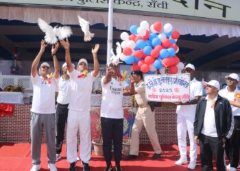 रांची एसएसपी ने दक्षिणी छोटानागपुर क्षेत्रीय पुलिस खेलकूद प्रतियोगिता का किया उद्घाटन