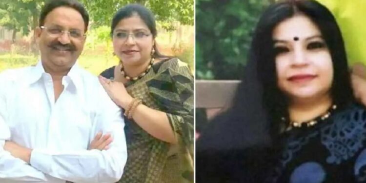 मुख्तार अंसारी की पत्नी अफशा अंसारी के खिलाफ लुकआउट नोटिस जारी