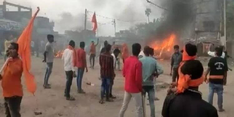 रामनवमी जुलूस के बाद बिहारशरीफ में हिंसक झड़प, धारा-144 लागू, इंटरनेट सेवा बंद