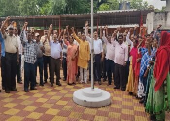 पिपरवार में बीएमएस ने मनाया 68वां स्थापना दिवस