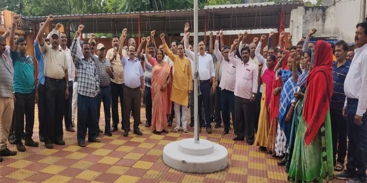 पिपरवार में बीएमएस ने मनाया 68वां स्थापना दिवस