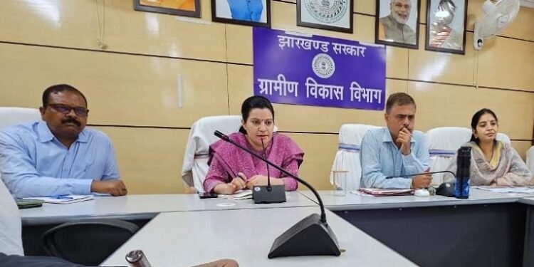 ग्रामीण विकास विभाग के सचिव ने उप विकास आयुक्तों के साथ की समीक्षा बैठक, लंबित योजनाओं को समय पर पूरा करने का दिया निर्देश