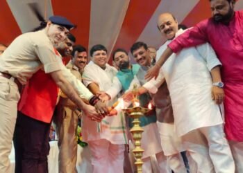 देवघर में श्रावणी मेला का उद्घाटन : हर-हर महादेव से गूंजा बाबा नगरी, वैदिक मंत्रोच्चार के साथ शुभारंभ