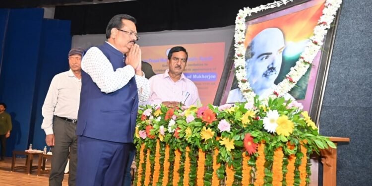 श्यामा प्रसाद मुखर्जी की जंयती पर बोले कुलपति- उनकी परिकल्पना का राष्ट्र बनना बांकी