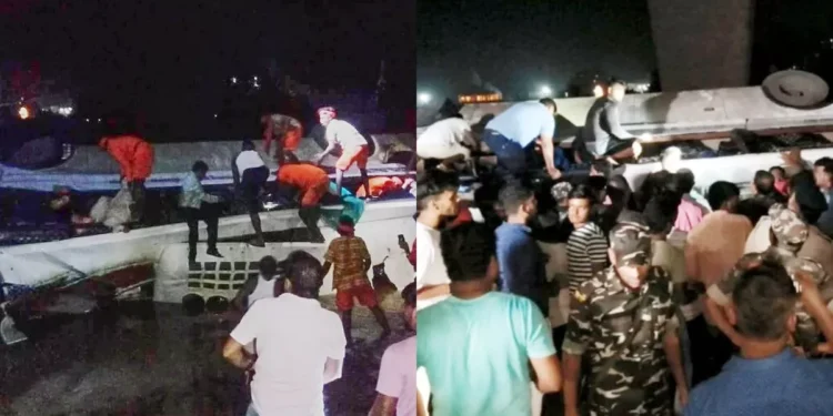 गिरिडीह में देर रात नदी में गिरी बस, मुख्यमंत्री हेमंत सोरेन ने घटना पर जताया दुख