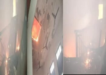 रांची: जिला स्कूल में लगी भीषण आग, दो कमरे पूरी तरह से जलकर राख