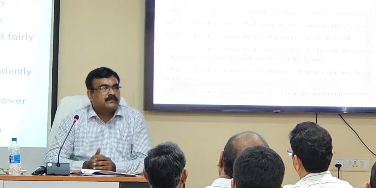 आगामी लोकसभा चुनाव की तैयारियों के क्रम में मुख्य निर्वाचन पदाधिकारी कार्यालय में हुआ राज्य स्तरीय “ई.आर.ओ. प्रशिक्षण