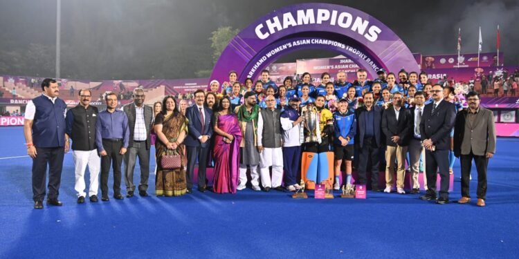 झारखंड महिला एशियन चैंपियंस ट्रॉफी रांची 2023 : भारत ने जापान को हराकर दूसरी बार जीता स्वर्ण पदक, चीन को मिला कांस्य