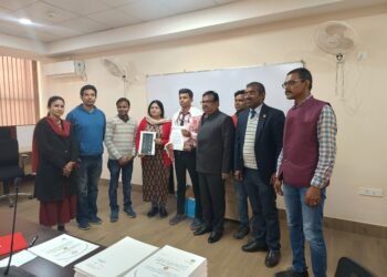 नासा ने डीएसपीएमयू के विद्यार्थी को पुनः हॉल ऑफ फेम से सम्मानित किया