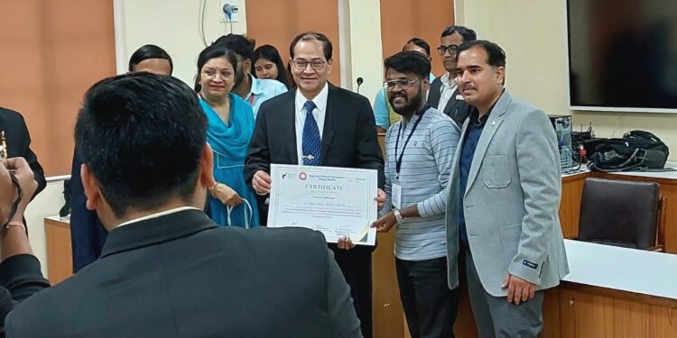 विज्ञान दिवस पर, बीआईटी मेसरा में”विकसित भारत के लिए स्वदेशी तकनीक” विषय पर कार्यक्रम, डीएसपीएमयू तीसरे स्थान पर