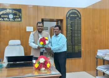 बाल किशुन मुण्डा , (भा.प्र.से. ) ने आज दक्षिणी छोटानागपुर प्रमंडल, रांची के आयुक्त का पदभार किया ग्रहण