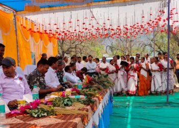 गढ़वा : उपायुक्त एवं पुलिस अधीक्षक ने बरगढ़ प्रखंड का किया दौरा, मतदाताओं से मिल मतदान करने हेतु किया प्रेरित