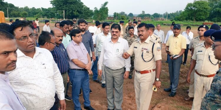 गढ़वा में मुख्यमंत्री का दौरा: “आपकी योजना आपकी सरकार आपके द्वार” कार्यक्रम के लिए सुरक्षा के कड़े इंतजाम