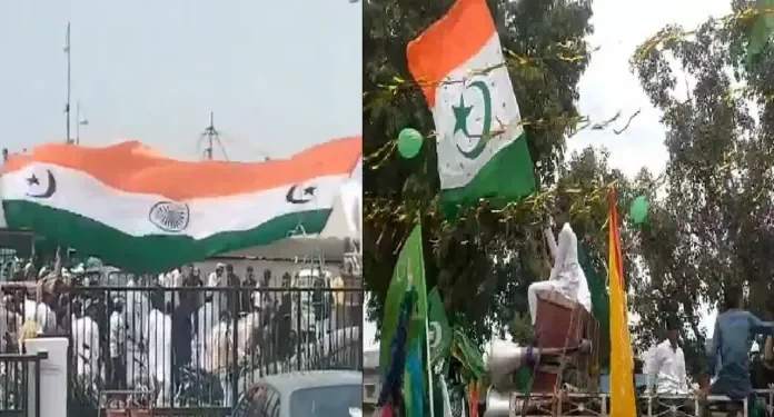 छपरा में विवादित झंडा लहराने से मचा हड़कंप, दो हिरासत में