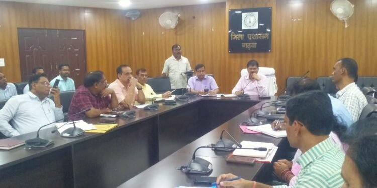 गढ़वा : स्वच्छता ही सेवा अभियान को लेकर उपायुक्त ने की बैठक