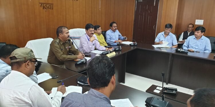 गढ़वा: चुनाव को प्रभावित करने वाले 2049 व्यक्तियों पर कार्रवाई, 620 शस्त्र जमा