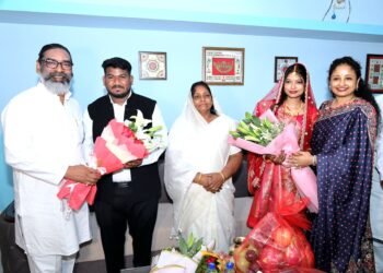 मुख्यमंत्री हेमन्त सोरेन और कल्पना सोरेन ने नव दंपति को दिया आशीर्वाद, बोकारो में बंधी खुशियों की डोर!