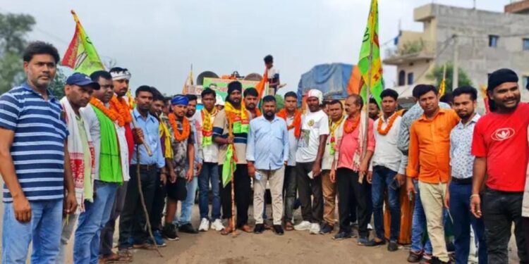 रामगढ़ में जेएलकेएम खतियानी पदयात्रा का भव्य स्वागत: ऐतिहासिक आंदोलन की गूंज!