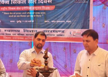 विश्व सिकल सेल दिवस 2025: गढ़वा में उपायुक्त ने जागरूकता रथ को दिखाई हरी झंडी, 2047 तक रोग उन्मूलन का संकल्प!