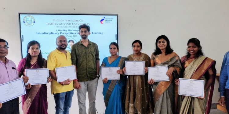 रामगढ़ में मशीन लर्निंग की नई उड़ान: राधा गोविंद विश्वविद्यालय में एक दिवसीय कार्यशाला ने जगाई तकनीकी चेतना!