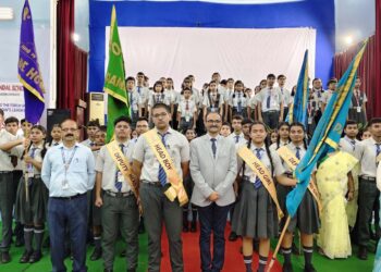 ओपी जिंदल स्कूल पतरातू में नेतृत्व की नई उड़ान: छात्र परिषद गठन और अलंकरण समारोह 2025-26 की धूम!