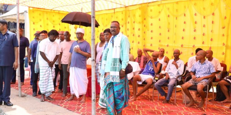 दिशोम गुरु शिबू सोरेन की अस्थियां दामोदर नदी में विसर्जित: रजरप्पा में भावुक विदाई