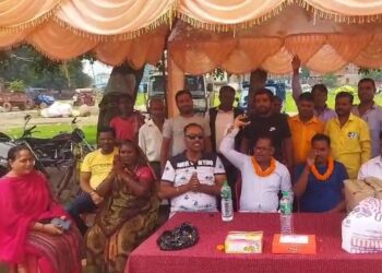 हनुमान मंदिर ढलाई कार्य का भव्य शुभारंभ: भुरकुंडा में आस्था का नया अध्याय!