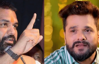खेसारी लाल यादव का सम्राट चौधरी पर तीखा पलटवार: ‘पहले अपने घर की 4 ‘नचनिया’ को टिकट देने का जवाब दें, फिर मुझे नचने वाला कहें!’
