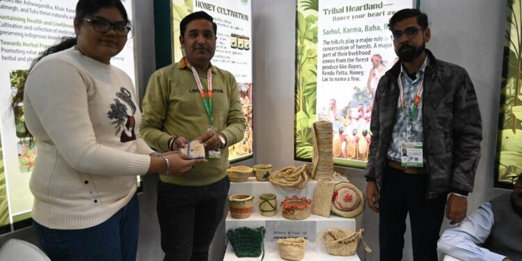दिल्ली IITF में झारखंड का ग्रीन रिवॉल्यूशन: सिसल से एथेनॉल, जूट से फैशन बैग्स—लोग बोले “ये तो बंजर जमीन का सोना उग रहा है!”