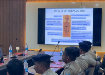 साहिबगंज पुलिस को मिला तंबाकू नियंत्रण का विशेष प्रशिक्षण! COTPA 2003 और झारखंड संशोधन 2021 पर CMO की टीम ने दी विस्तृत जानकारी – सिगरेट-गुटखा से होने वाली बीमारियों और कानूनी कार्रवाई पर जोर