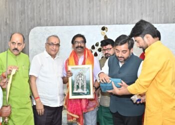 रामनवमी महोत्सव में मुख्य अतिथि बनेंगे मुख्यमंत्री हेमंत सोरेन! विभिन्न रामनवमी समितियों के प्रतिनिधिमंडल ने किया सादर आमंत्रण – 27 मार्च को होगी भव्य शोभायात्रा