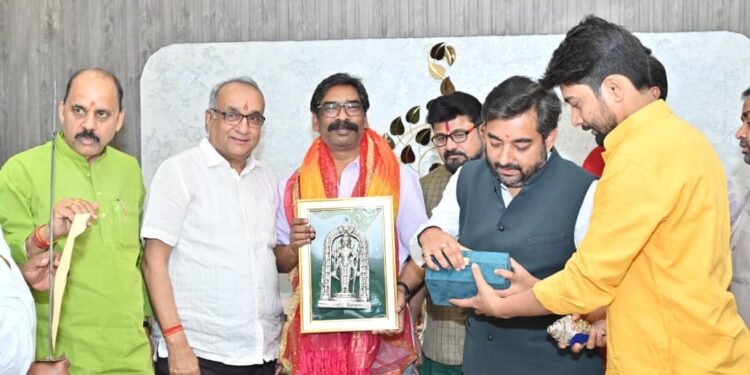 रामनवमी महोत्सव में मुख्य अतिथि बनेंगे मुख्यमंत्री हेमंत सोरेन! विभिन्न रामनवमी समितियों के प्रतिनिधिमंडल ने किया सादर आमंत्रण – 27 मार्च को होगी भव्य शोभायात्रा